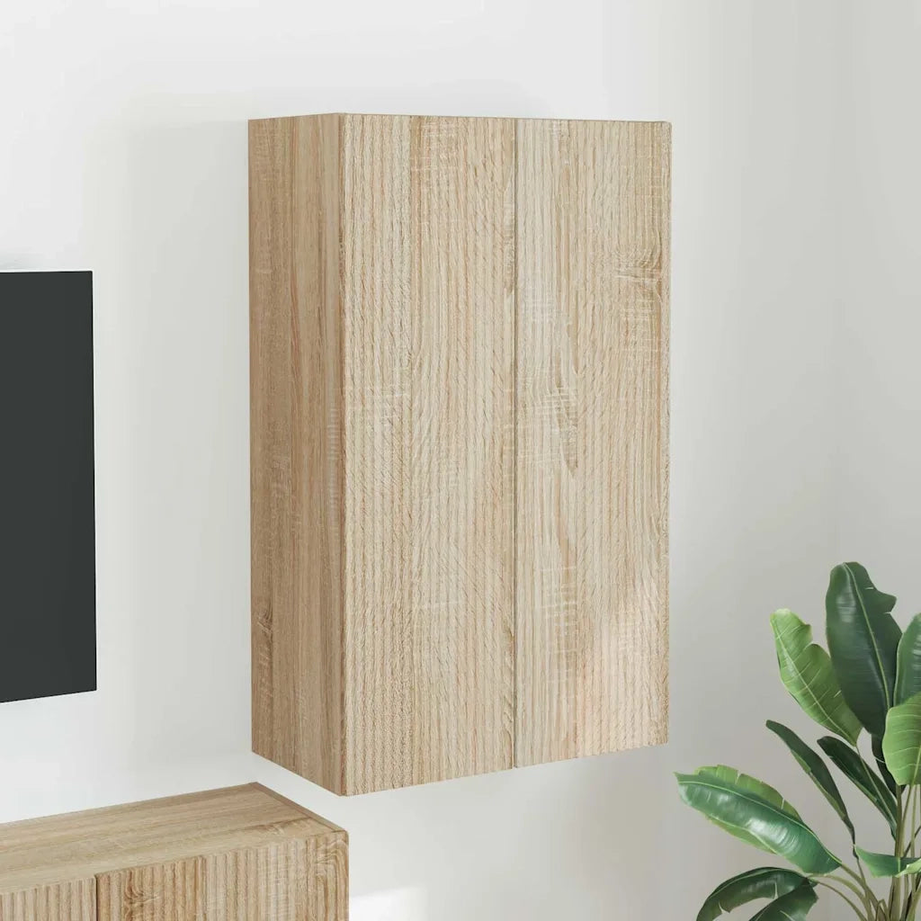 Mobile TV da parete-Mobile TV a Muro-Credenza TV Rovere Sonoma 59,5 x 31 x 100 cm