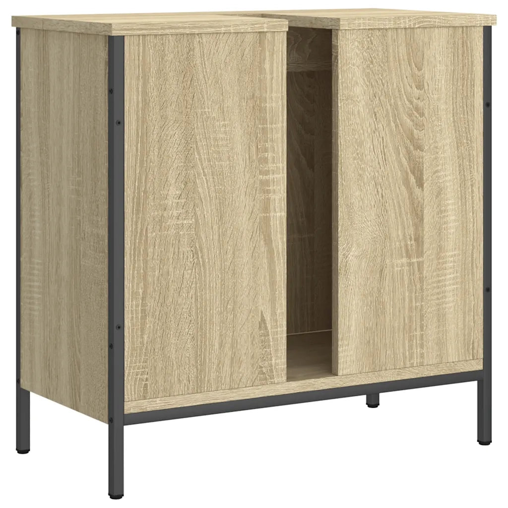Mobile Lavabo | Armadio Lavabo Bagno Rovere Sonoma 60x30x60 cm Legno Multistrato