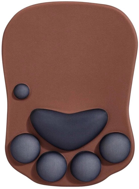 Supporto Ergonomico con Sostegno per la Mano - XXL - Gaming - Nero - 270x200mm - Sottopiano in Silicone - Supporto per la Mano per Computer