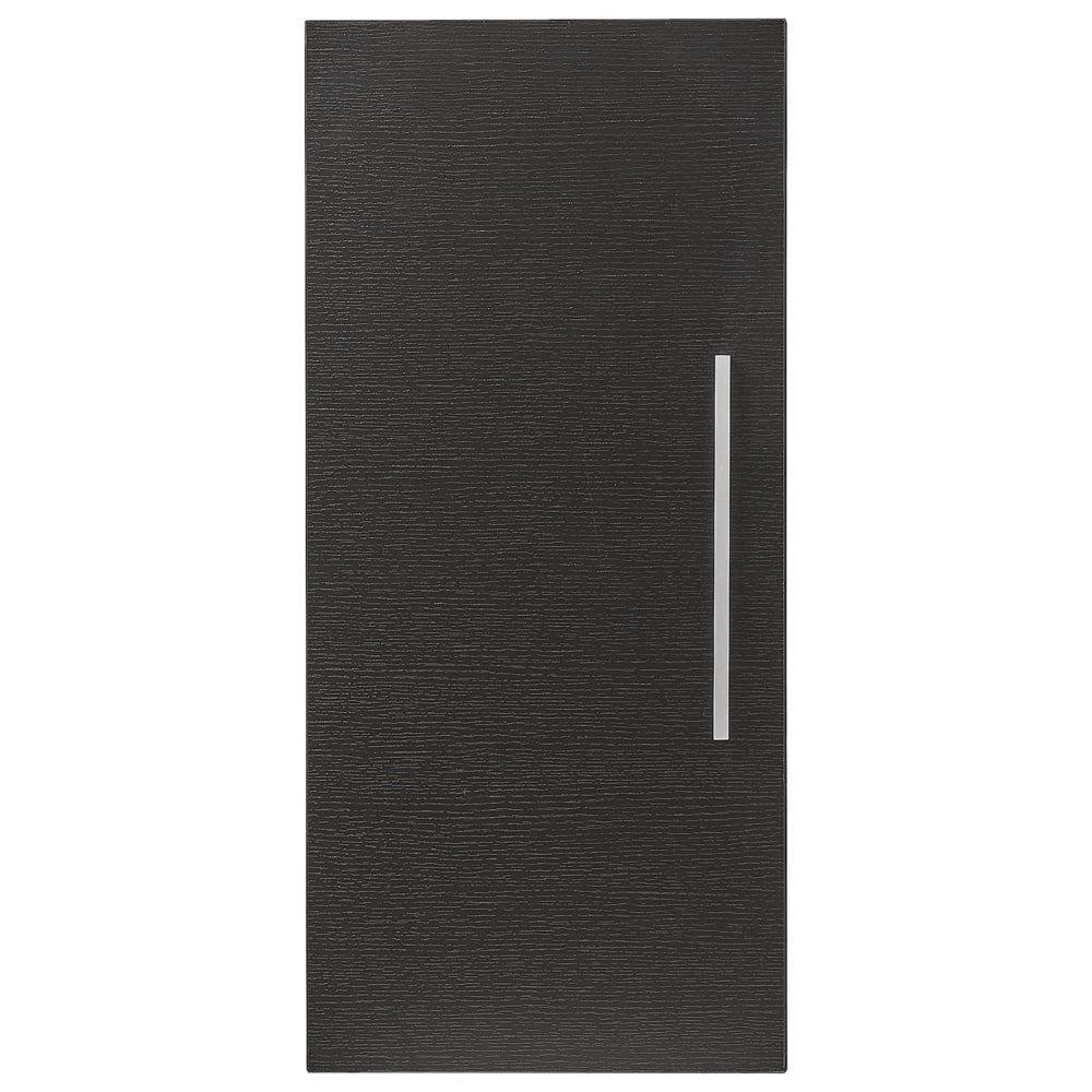 Armadietto laterale mobiletto Bagno Nero 88 x 40 x 35 cm Moderno