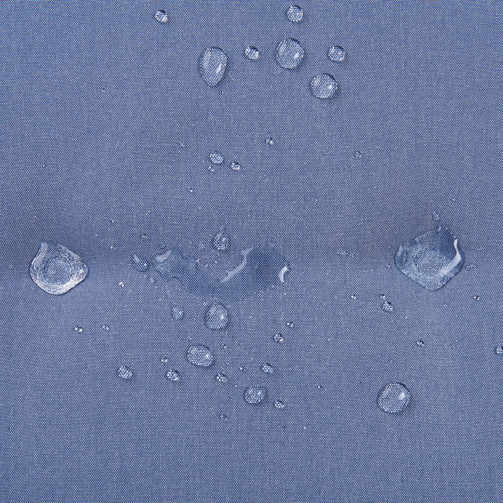 Cuscini di ricambio per sedie da esterno Set di 8 cuscini con imbottitura spessa in tessuto blu resistente ai raggi UV