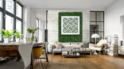 FILOTTO - Pannello in PVC traforato - Parasole Colore: bianco, Misura: 73x73 cm
