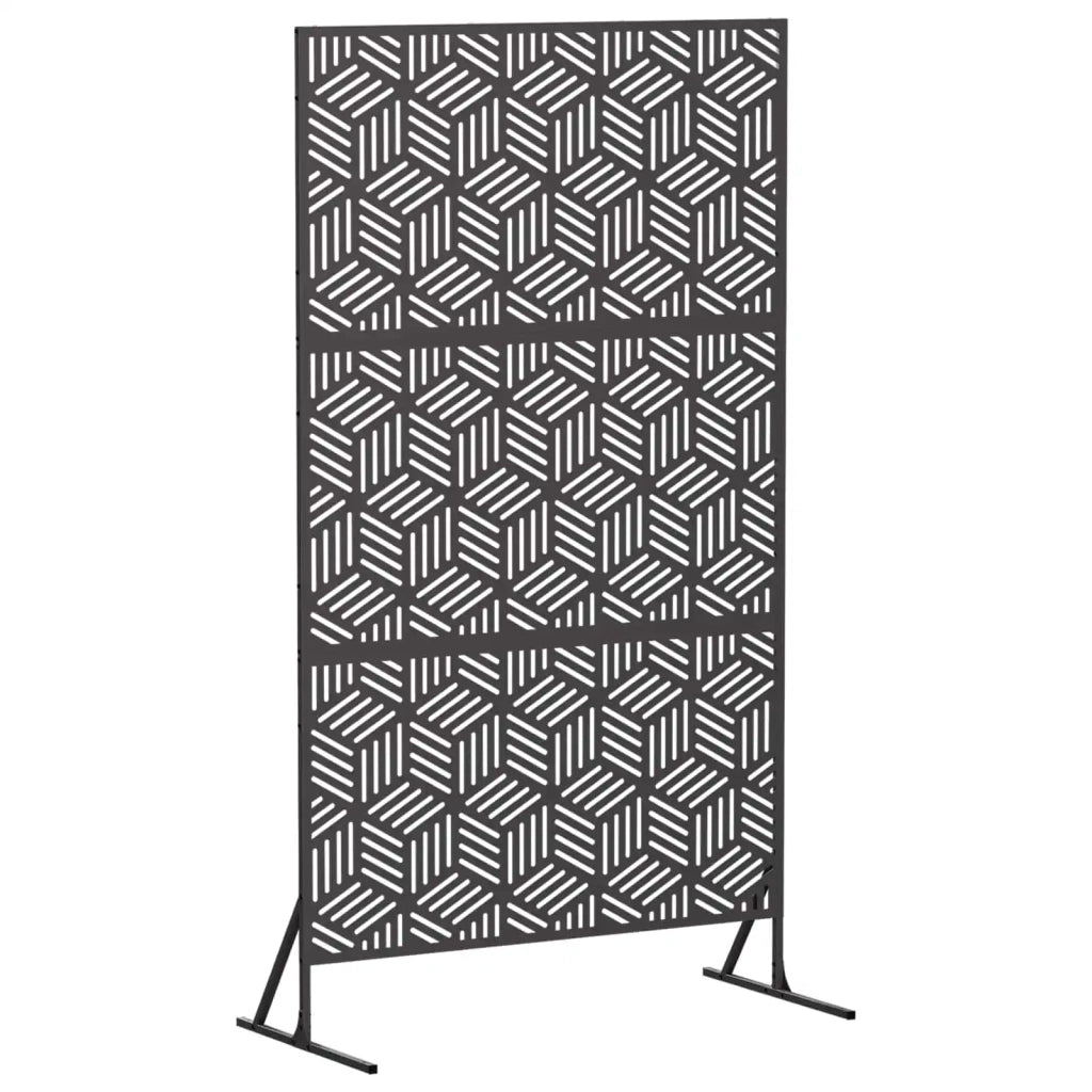 Schermo per Privacy 100 x 50 x 180 cm Acciaio Nero 8013412