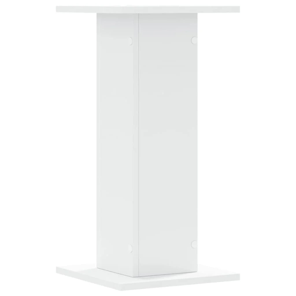 Portavasi mobili per fiori set da 2 30 x 30 x 60 cm legno ingegnerizzato bianco 02_0045277