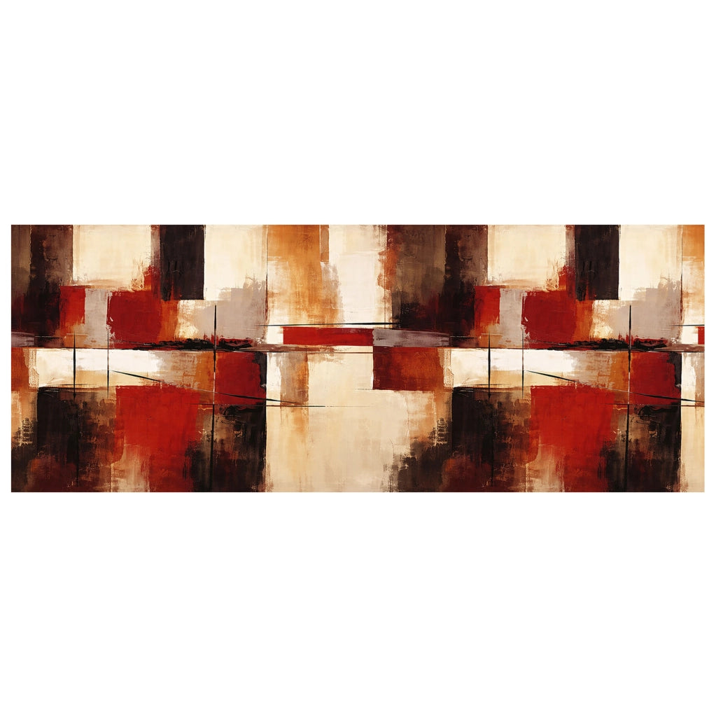 Tappeto da cucina antiscivolo, antimacchia passatoia multiuso 50x100 - Urban Rosso