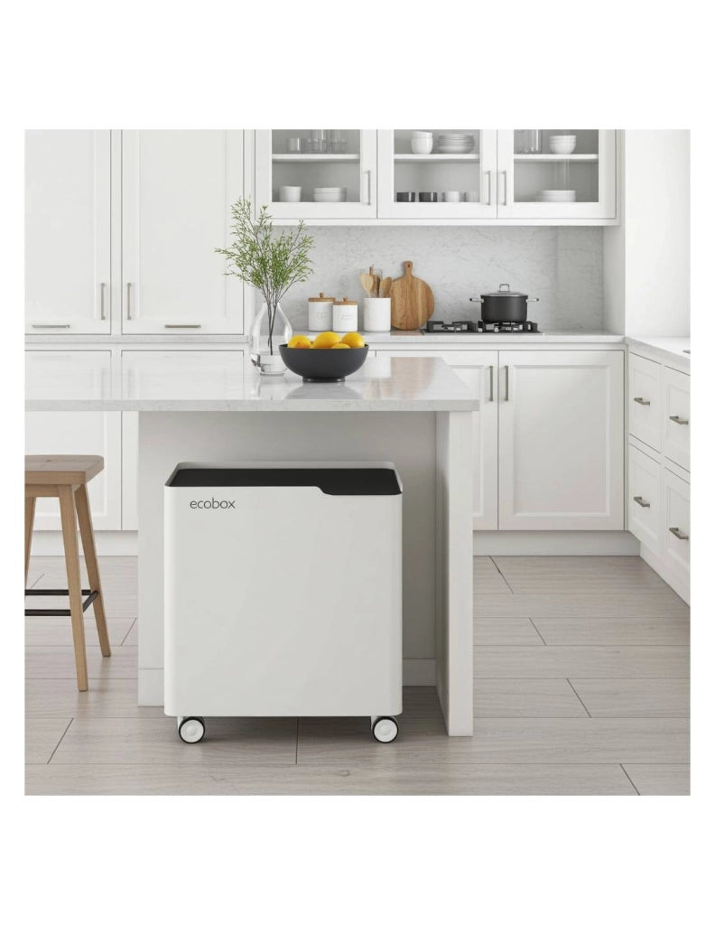 Pattumiera per raccolta differenziata con ruote, soft-close - ECOBOX 60 L