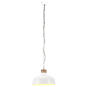Lampada a Sospensione Industriale 58 cm Bianca E27 320832