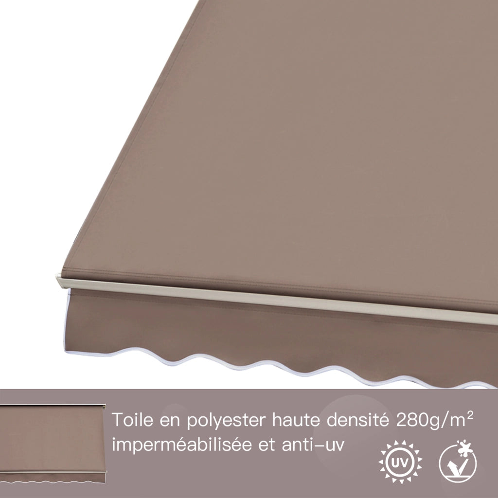Ombrellone da giardino pieghevole ¨C zephmum ¨C Taupe chiaro 70x180 cm