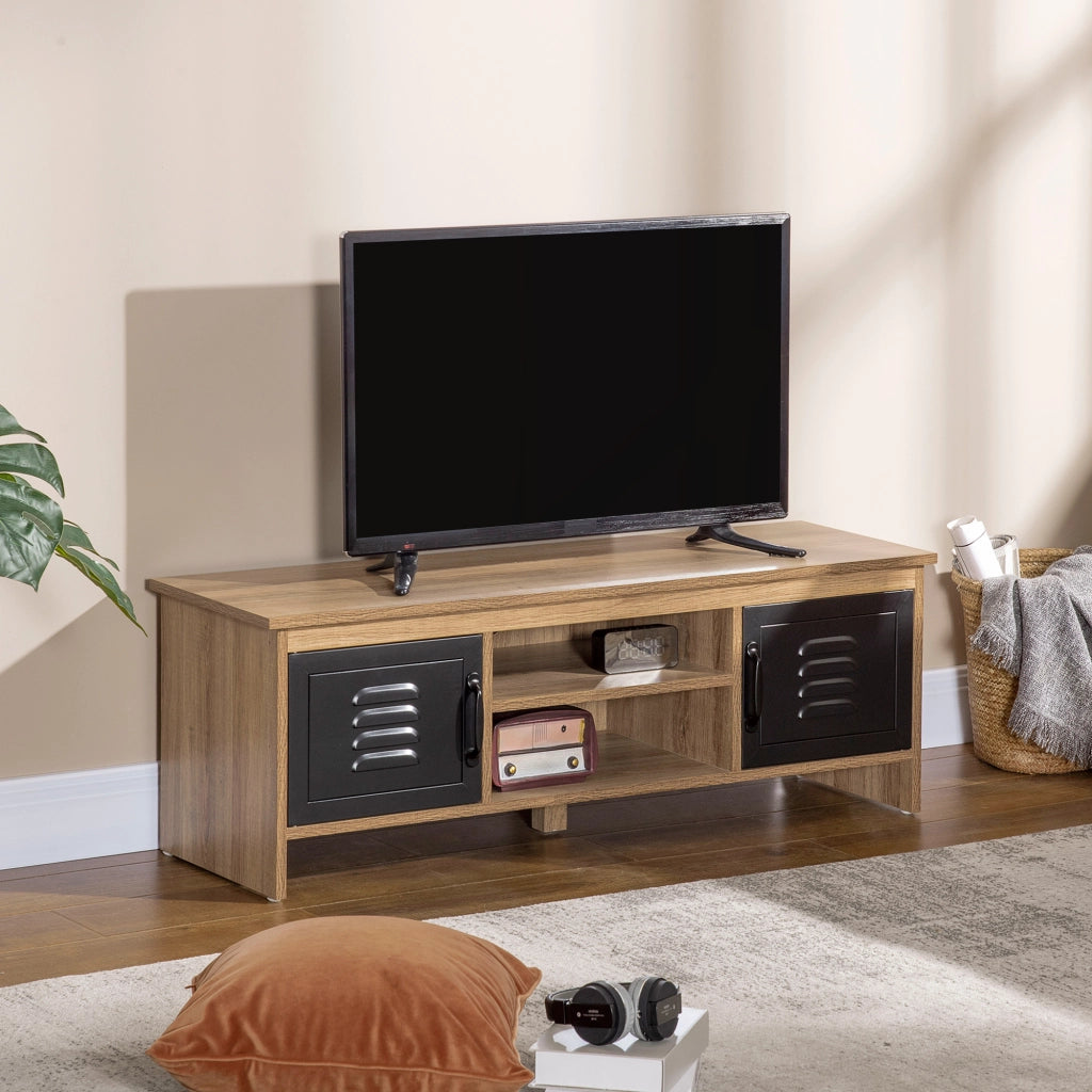 Mobile TV Design Industriale ¨C Zephmum ¨C Nero, Metallo, 110 cm