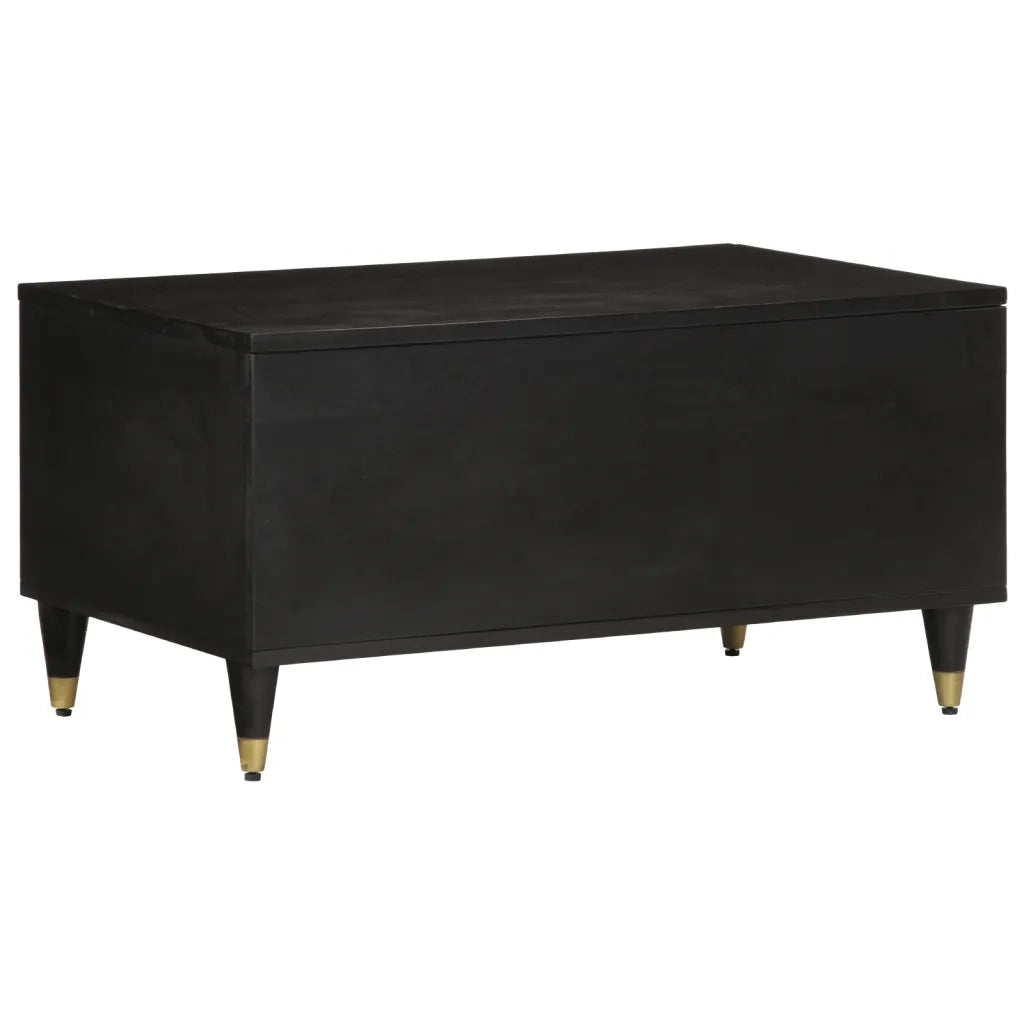 Tavolino da Salotto 80x50x40 cm Legno Massello di Mango 358324