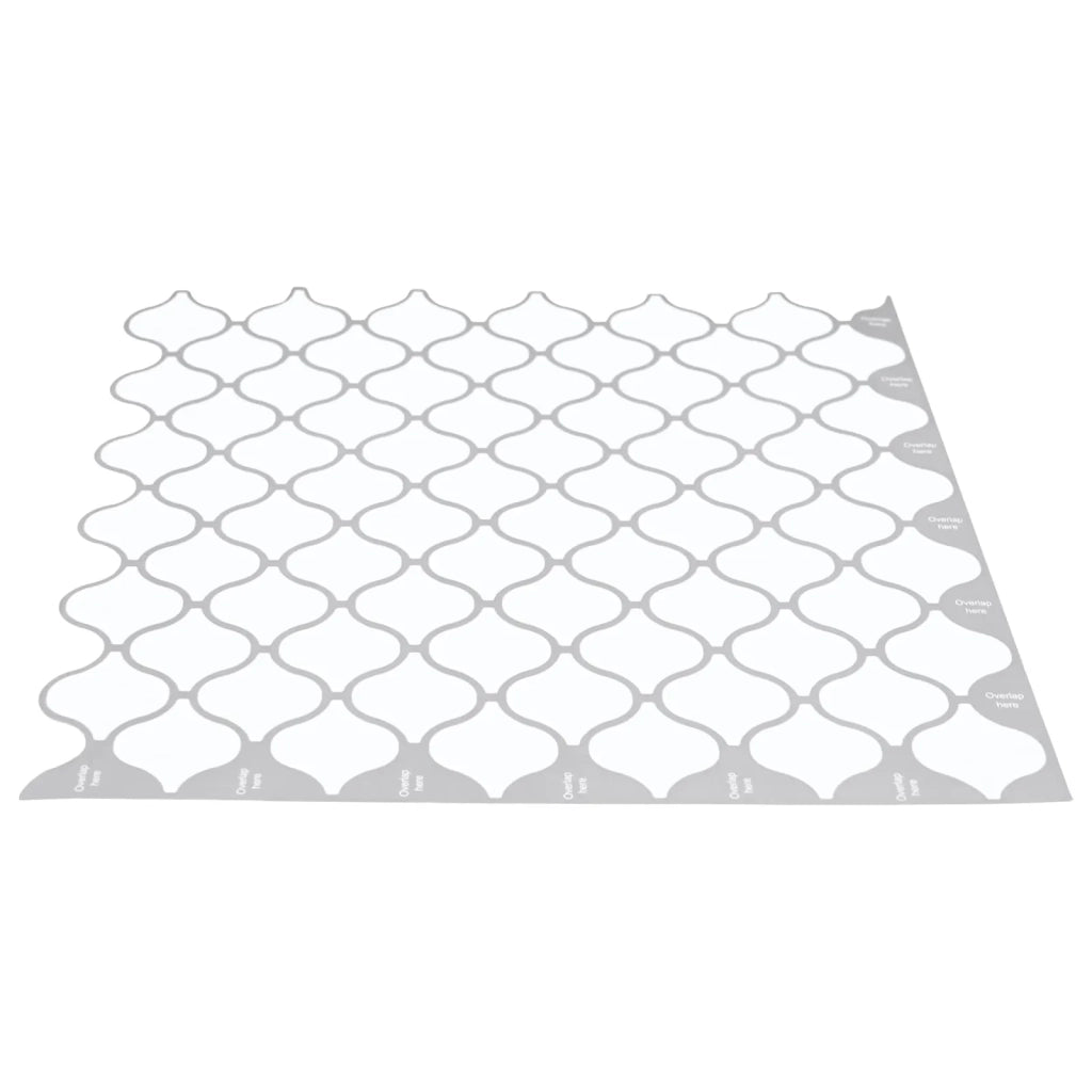 Piastrella Lanturn 10 pcs Bianco 27 x 27 cm Poliuretano e PET
