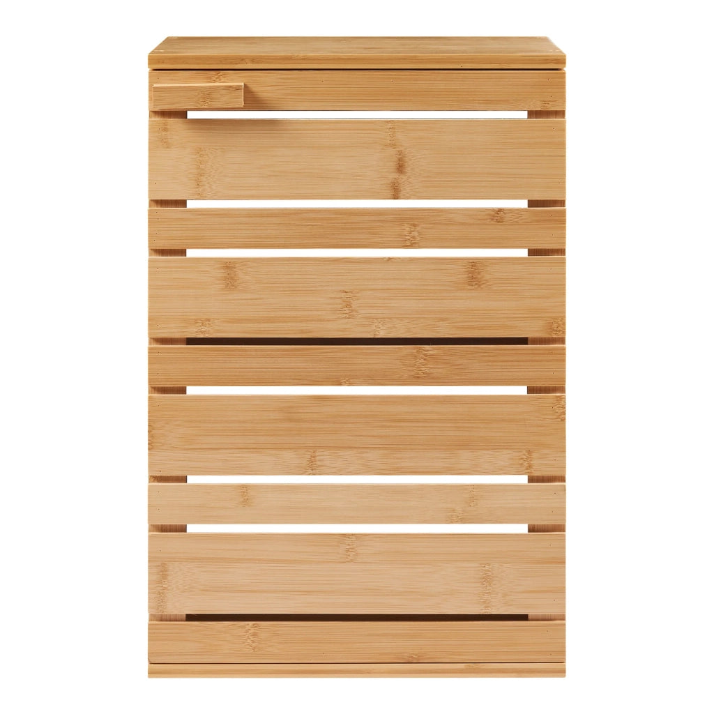 Mobiletto/scaffale da parete per bagno 50 x 33 x 20 cm bambù naturale 03_0008890