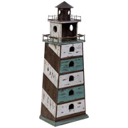 Mensola Lighthouse in legno e metallo marrone 41x27x115h cm