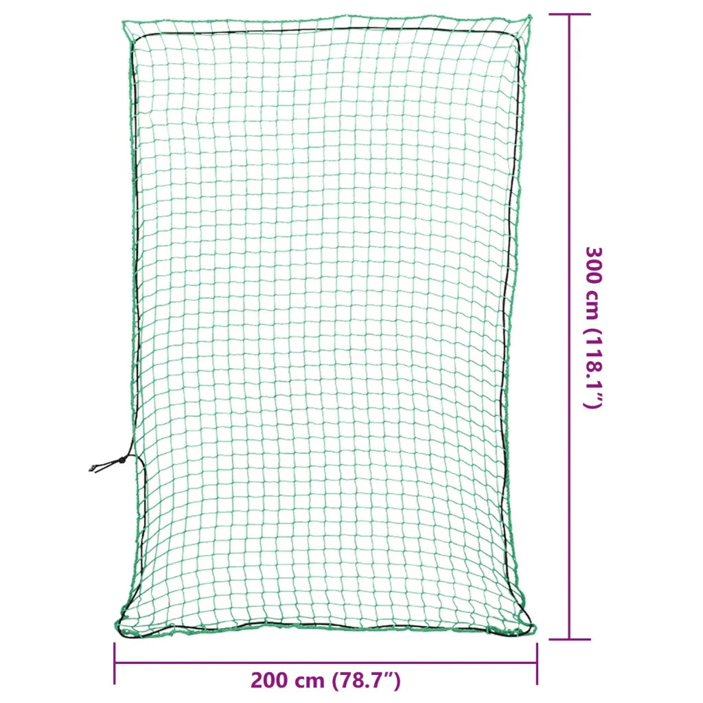 Rete per Rimorchio con Corda Elastica Verde 3x2 m in PP CFW7003803