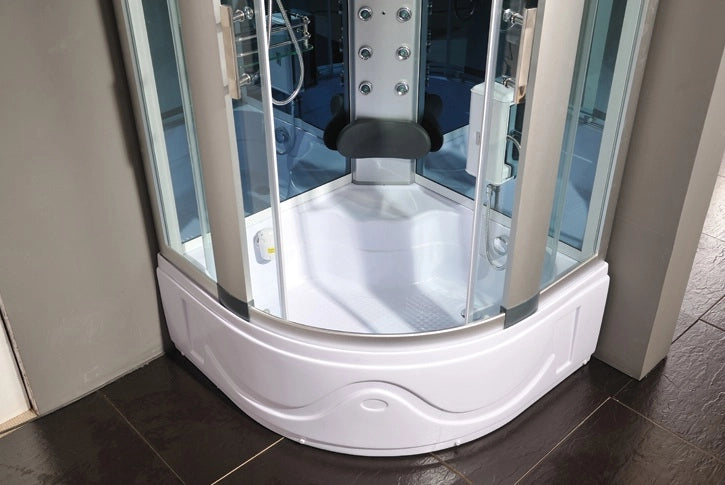 Cabina Doccia Idromassaggio, Sauna Bagno Turco Full Ozonoterapia 80x80cm Sicorage Otopra