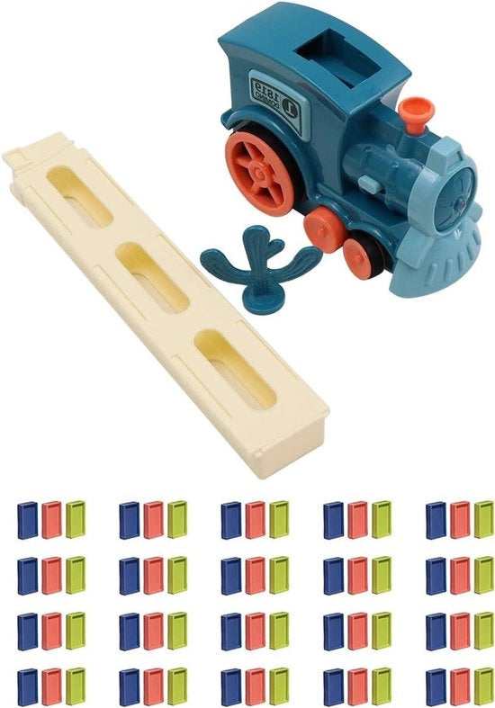 Set di domino elettrico con 60 pezzi, automatico, effetti sonori, giochi di domino