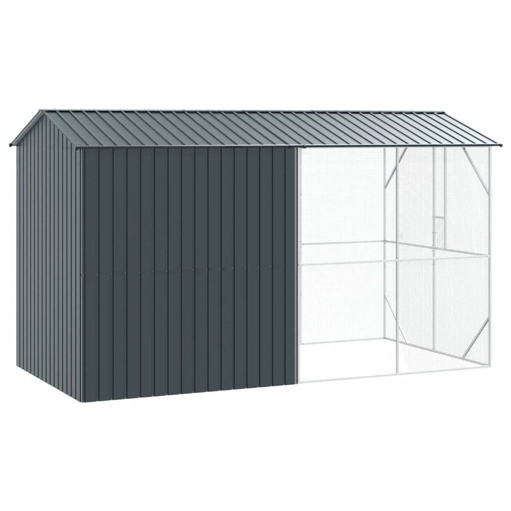 Gabbia per uccelli Antracite 430 x 208 x 247 cm Acciaio zincato 3325153