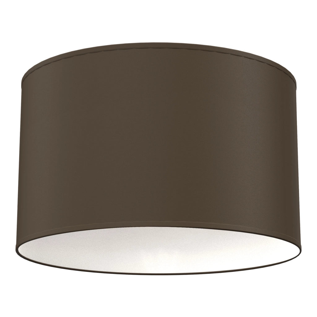 Plafoniera Arden minimalista 3xE27 marrone tessuto Luminex