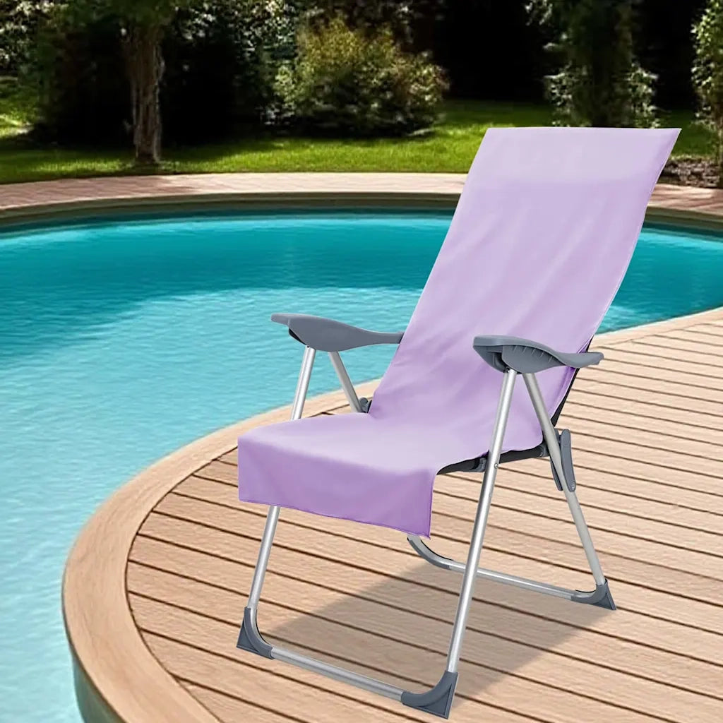 Asciugamani per Sedia Outdoor 2 pcs Viola 130 x 60 cm 42011511