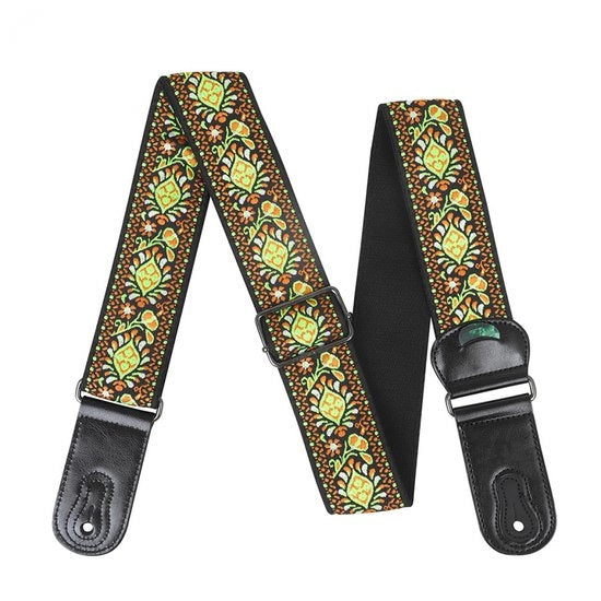 Riem per chitarra professionale - Cintura per chitarra - Adattabile - Infilata a mano - Per basso/Elettrica/Acoustica/Classica chitarra