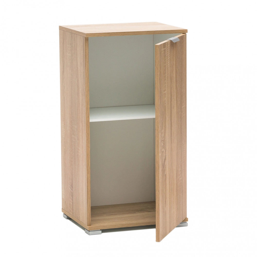 Mobiletto 1 Anta 45x38x85 h cm in Truciolare bilaminato Naturale