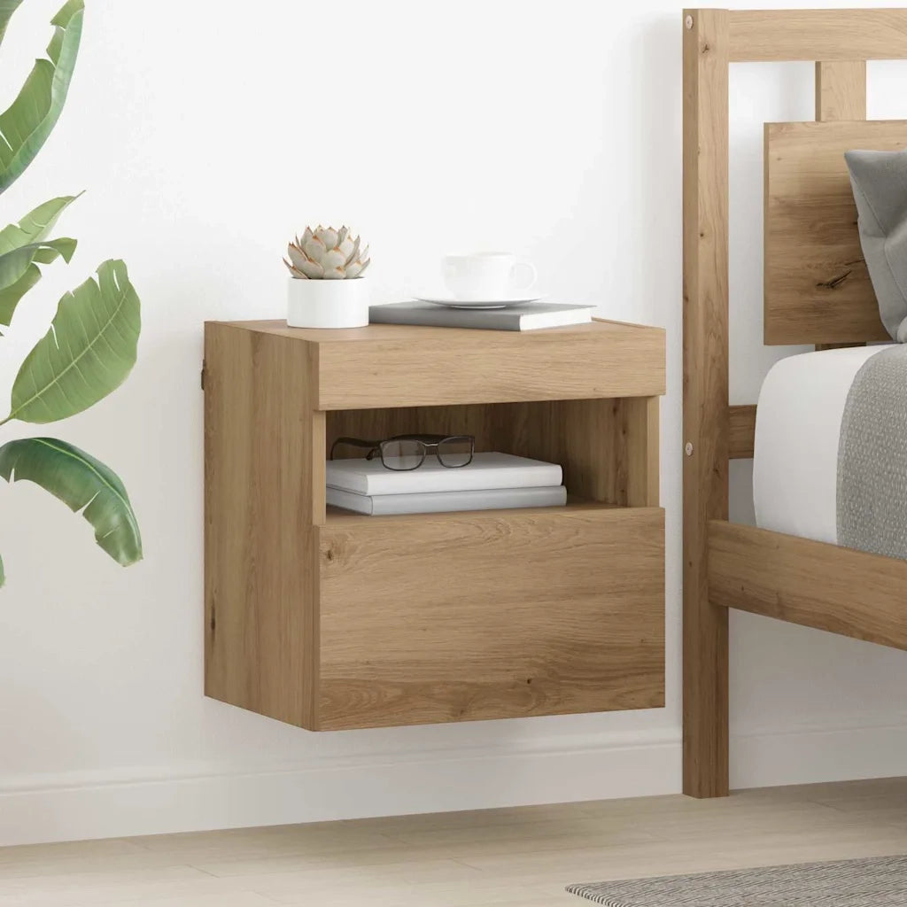 Mobiletti TV da Parete 2 pcs Rovere artigianale 40 x 30 x 40 cm