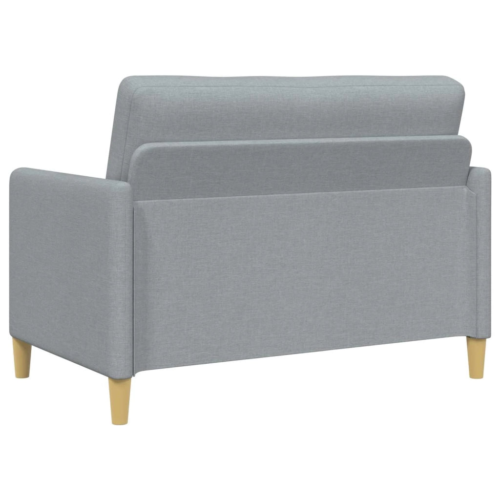 Set di Divani con Storage 2 pz Grigio Chiaro Poliestere 3429148
