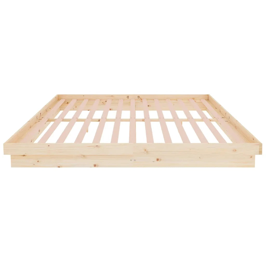 Giroletto senza Materasso in Legno Massello 200x200 cm 819927