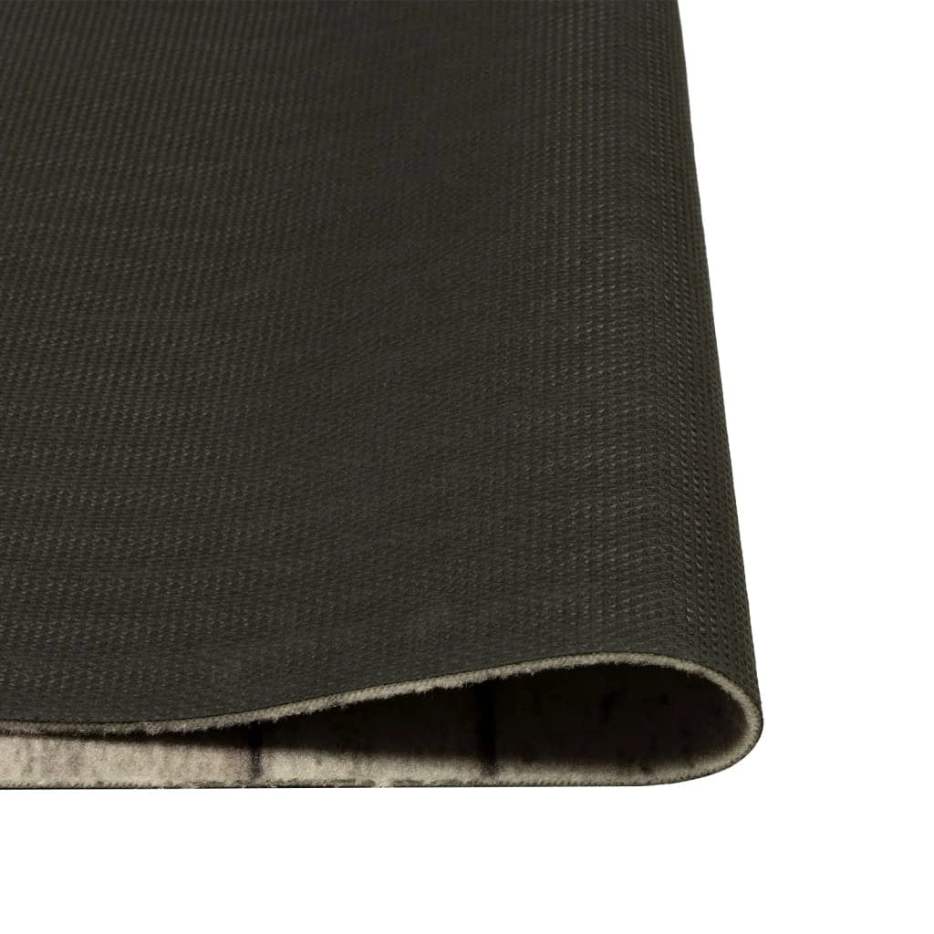 Tappetino da cucina lavabile design elegante 60 x 180 cm antiscivolo morbido velluto grigio 02_0056477