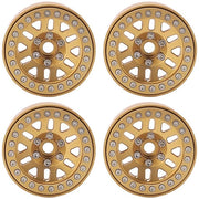 Pneumatici da Terra di Alta Qualità - Navi a Beadlock in Rame - Lotto da 4 - Adatto per Axial SCX10/D110 - Duraturo - Migliora le Prestazioni - Pneumatici RC