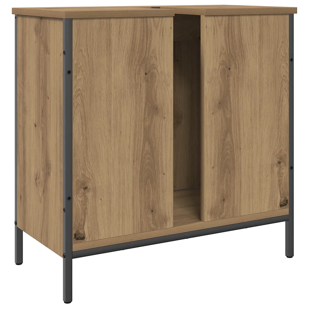 Mobile Sottolavabo Rovere 60x30x60 cm Legno Multistrato 857699
