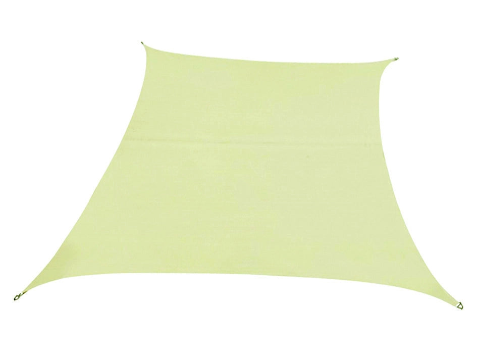 VELA OMBREGGIANTE POLIESTERE QUADRA  BEIGE  mt.3,6x3,6    VETTE
