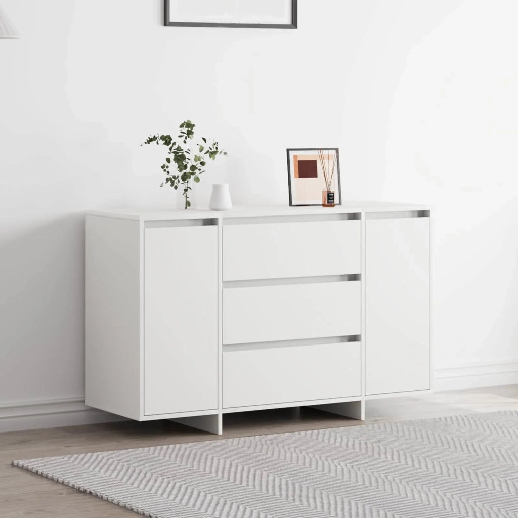 Credenza con cassetto Bianco 120 x 41 x 75 cm Legno multistrato 3333906