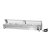 Bagnomaria 2200 watt - 5 x GN - 1/2 - con rubinetto di scarico 14_0000560