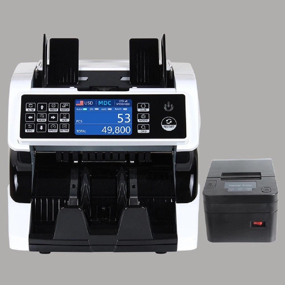 Trade Shop - Contabanconote Dollaro Euro Contatore Di Valore Misto Rilevatore Dual Cis Al-920 -
