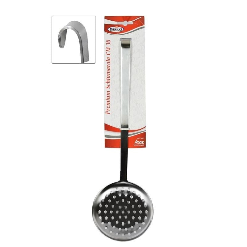 MAURY'S PREMIUM SCHIUMAROLA FORATA IN ACCIAIO INOX  DA 36 CM