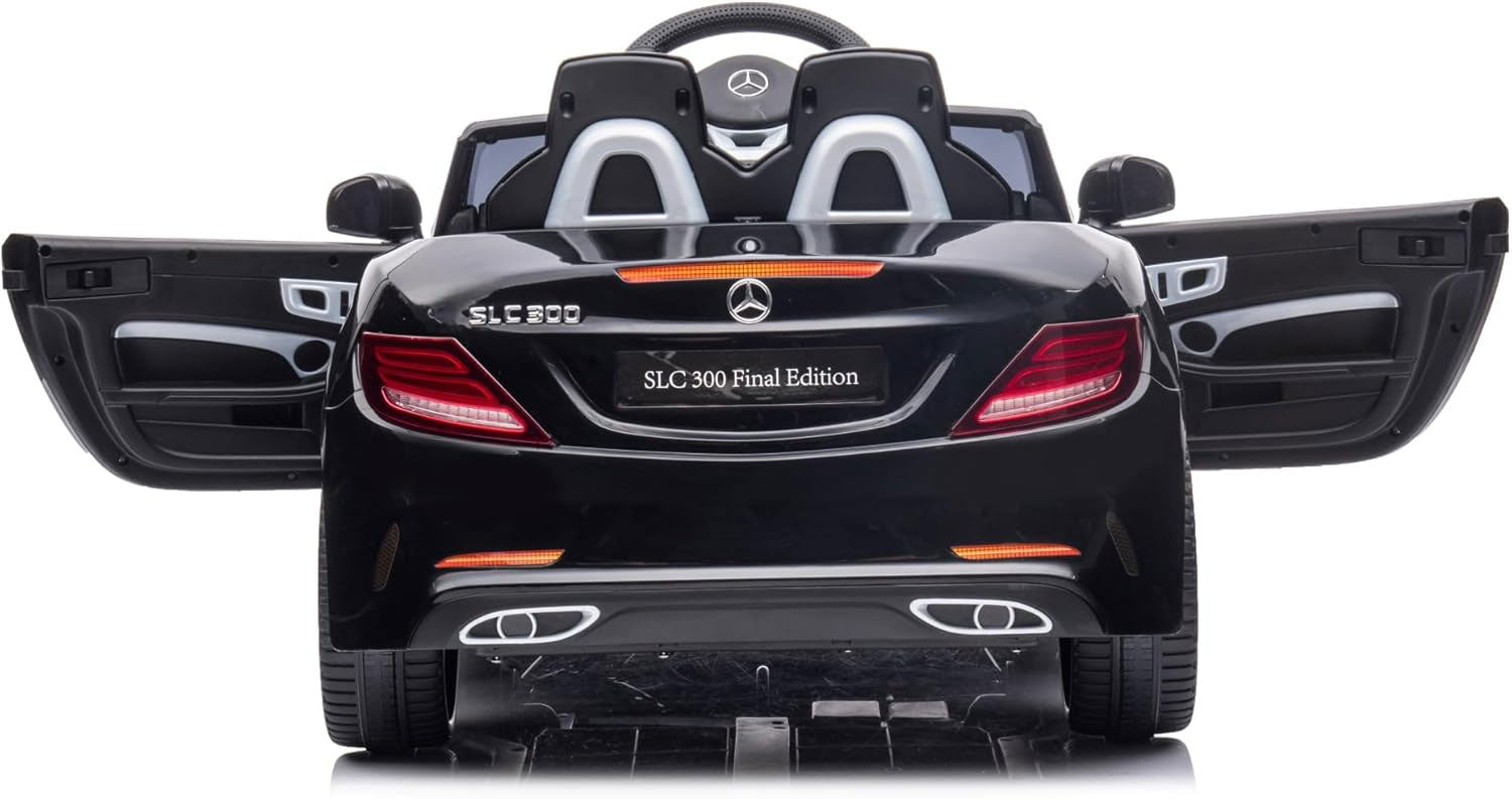 Macchina Elettrica per Bambini Licenza Ufficiale Mercedes SLC 300 "Final Edition" 10,8V 3,1Ah Nero