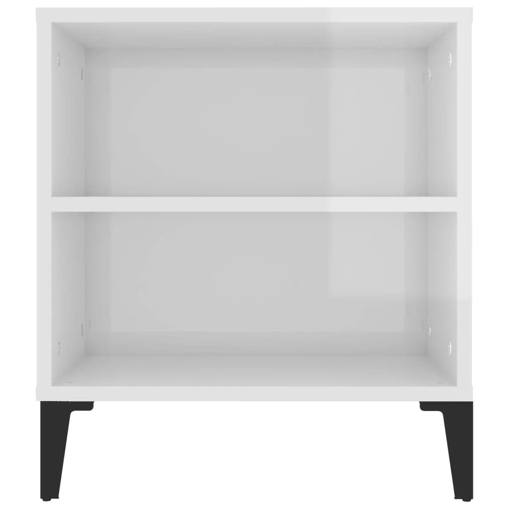 Mobile TV multimediale mensola TV credenza TV sala da pranzo soggiorno camera da letto finitura lucida 102 x 44,5 x 50 cm legno ingegnerizzato bianco 02_0027006