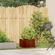 Fioriera Arrugginita 40x40x30 cm in Acciaio Corten 860800