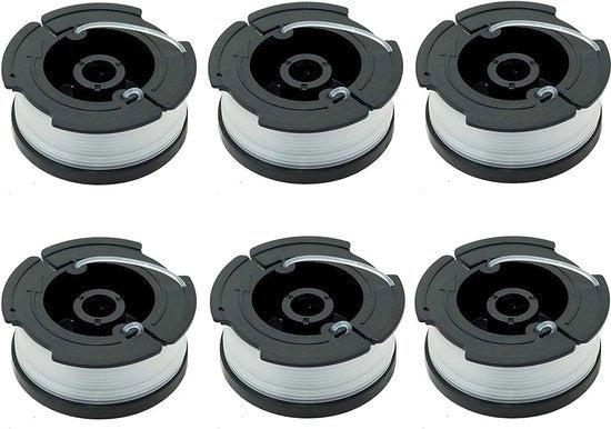 Set di 6 fili - A6481 - A6485 - Adatto per trimmer a filo Black Decker