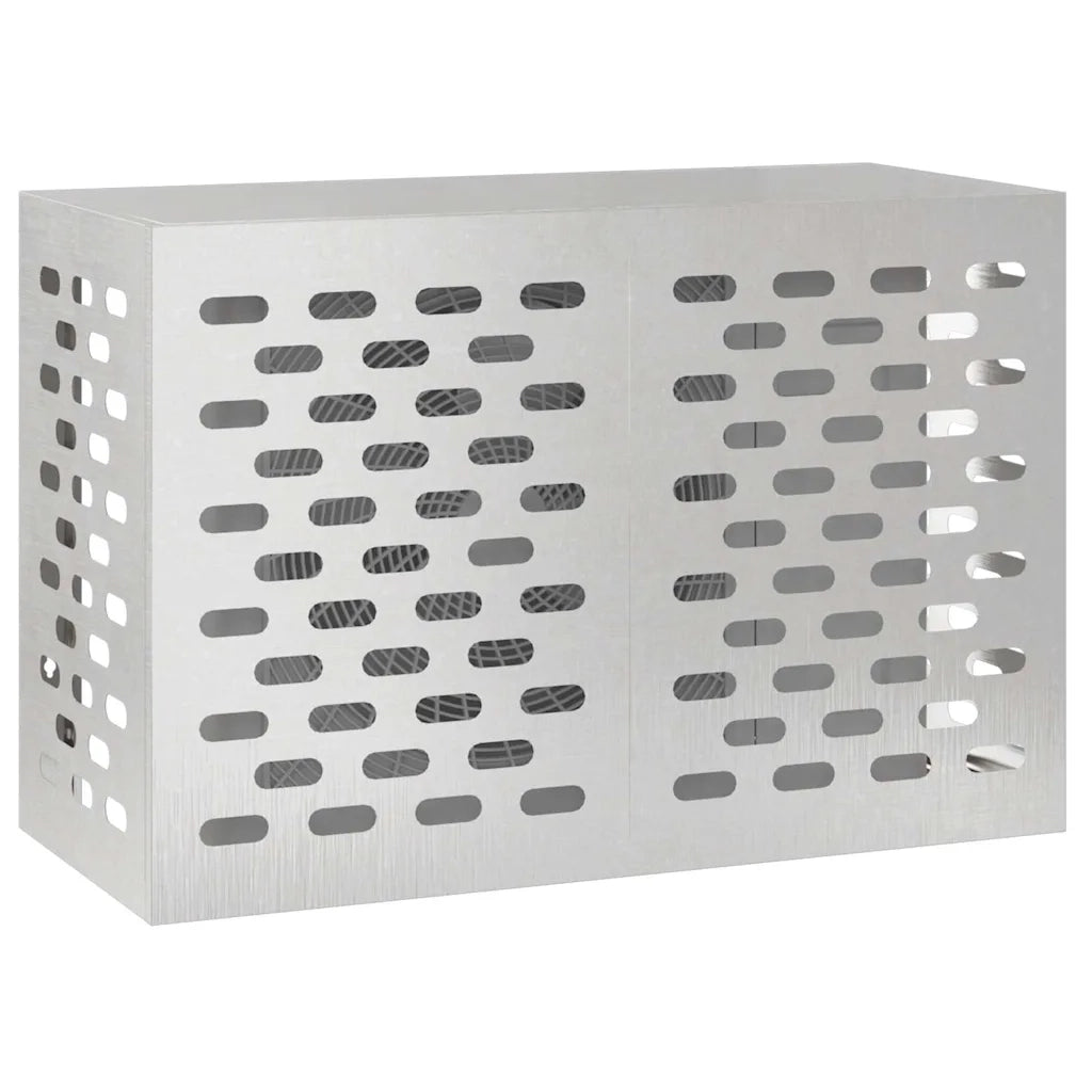 Copertura per condizionatore d'aria Argento 90 x 40 x 60 cm 865894