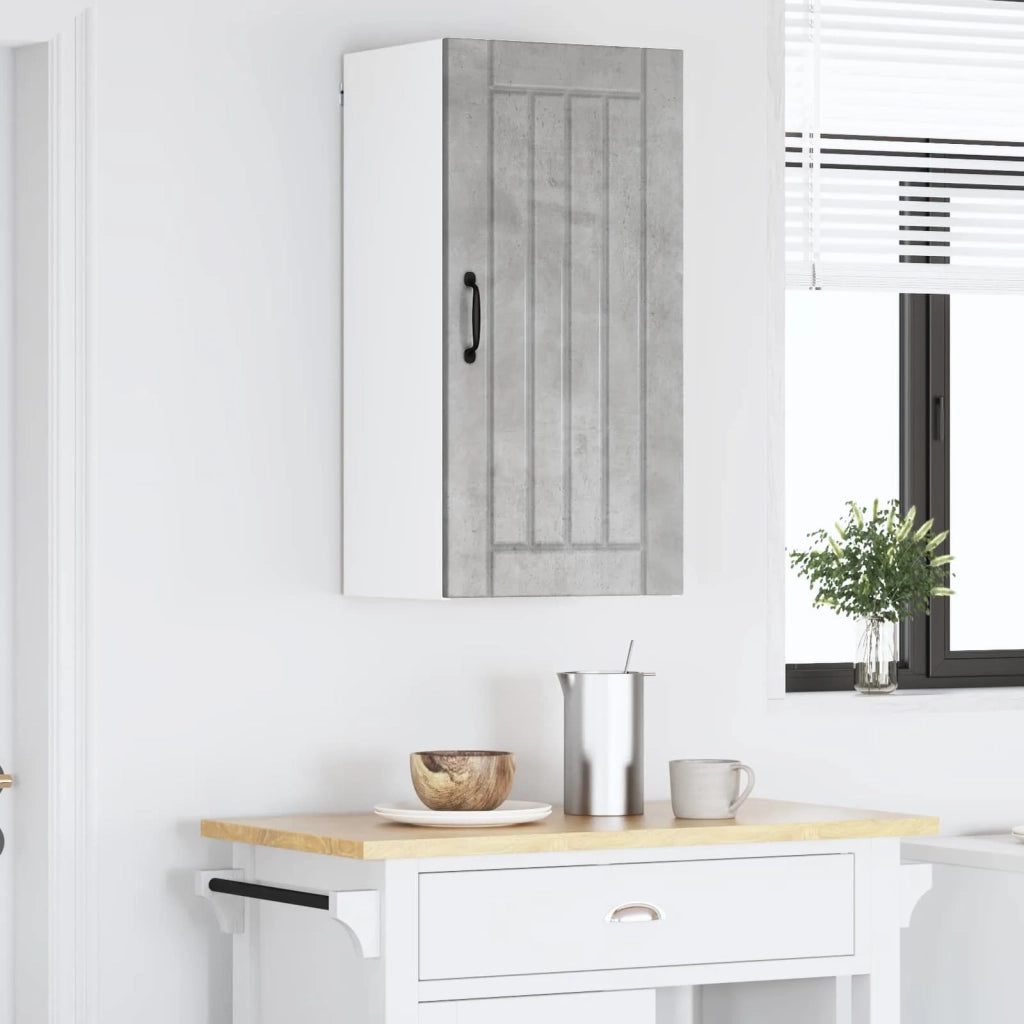 Armadietto a muro LUCCA Grigio Cemento 40 x 31 x 80 cm