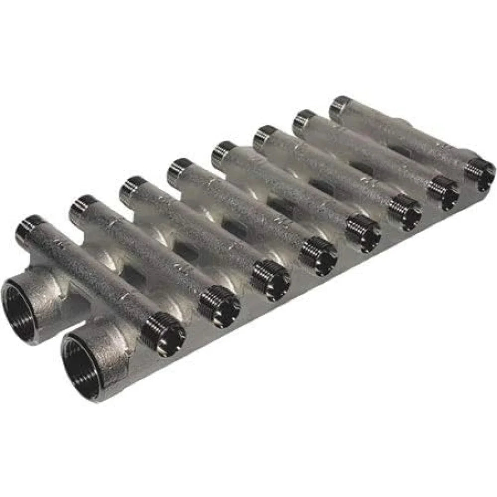 Collettore Di Distribuzione Compatto 10X10 Vie 1"G 1/2" X 16 B07