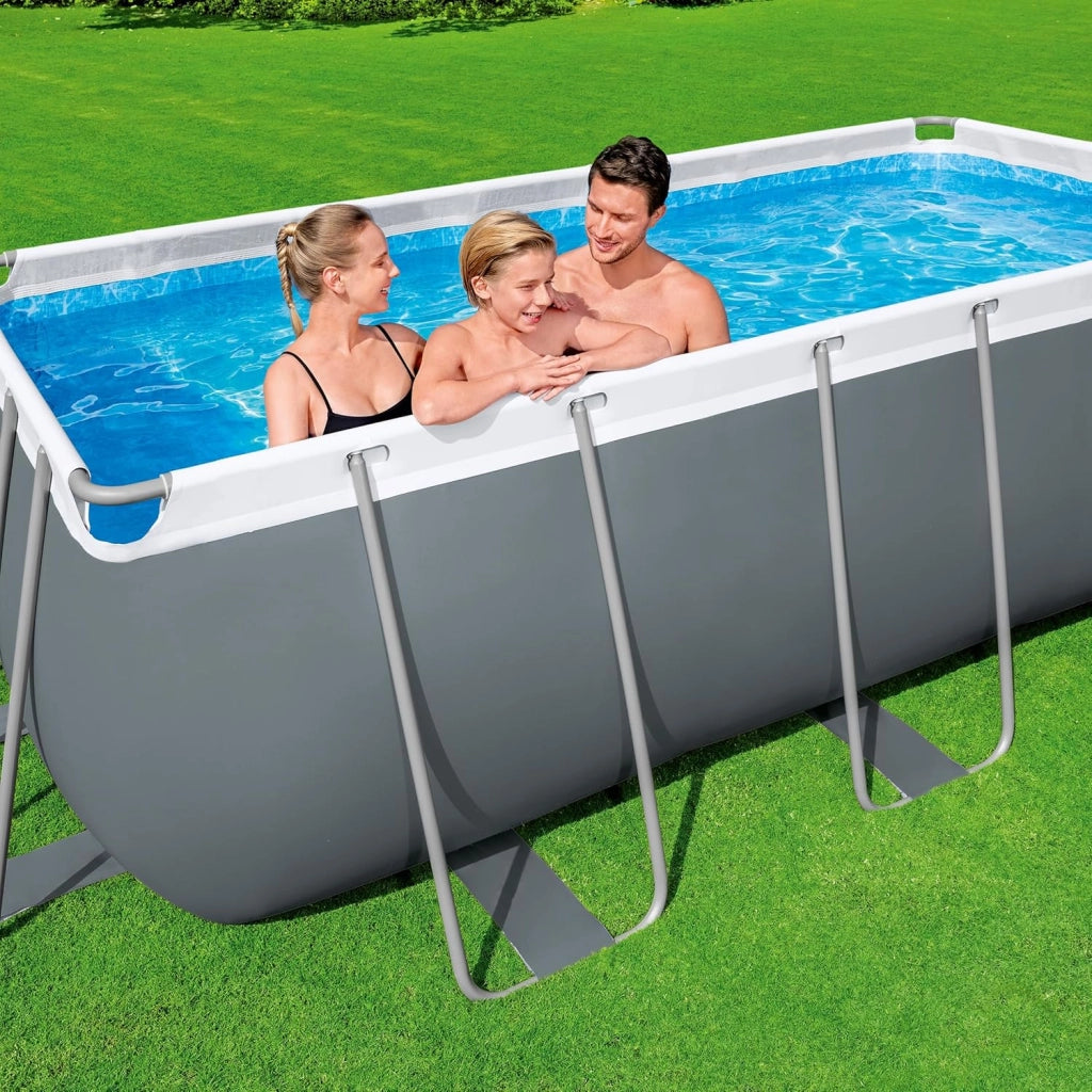 Set piscina fuori terra Steel Pro Max da 412x201x122 cm