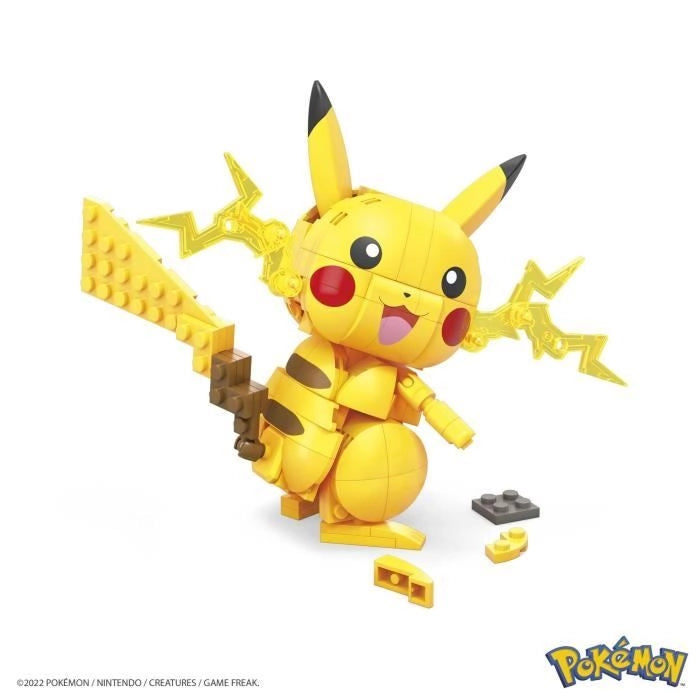 MEGA CONSTRUX Pokémon Pikachu da costruire 10 cm - 6 anni e +