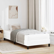 Struttura del letto Bianco Puro 90 x 200 cm Tessuto