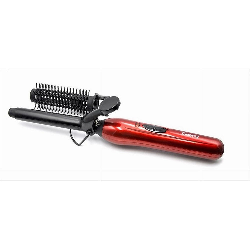 Trade Shop - Ferro Piastra Arricciacapelli Professionale 2in1 Ricci Mossi Con Pettine Gm-2906 -