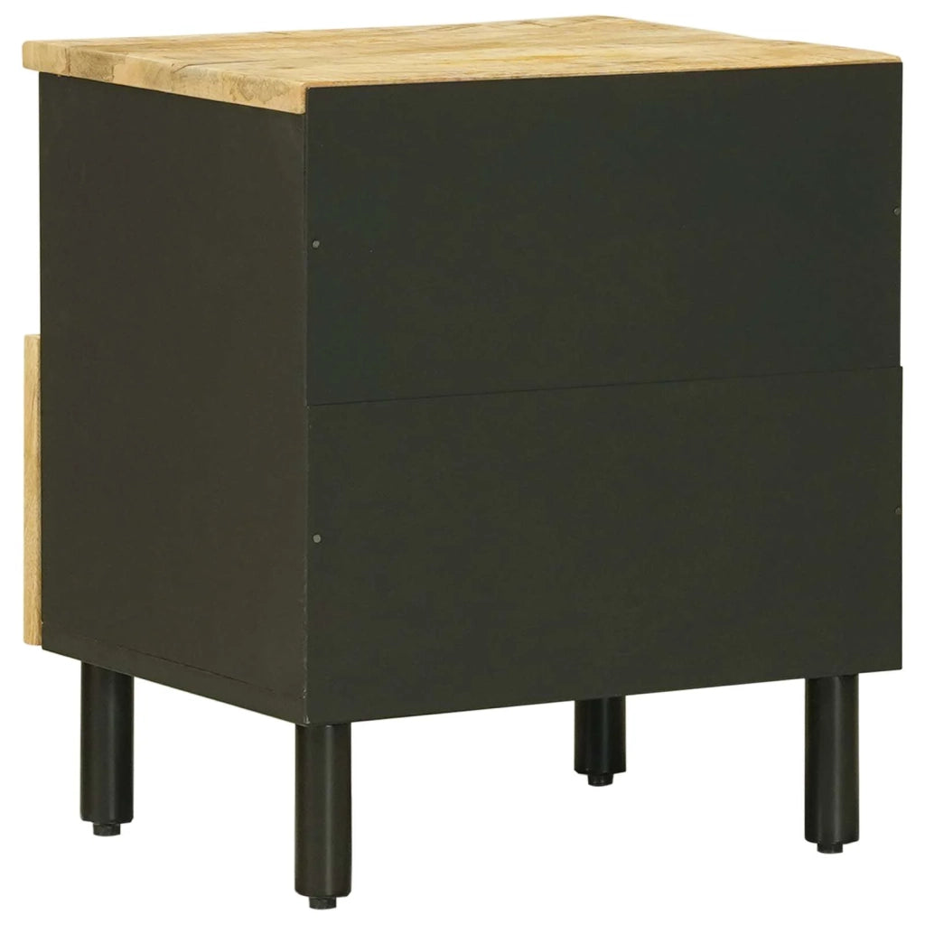 Comodino Naturale 40 x 33 x 46 cm Legno di mango massello 4018850