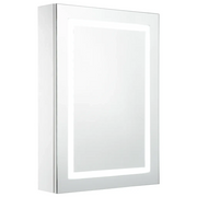 Armadietto Bagno | Armadio da bagno con Specchio e LED 50x13x70 cm