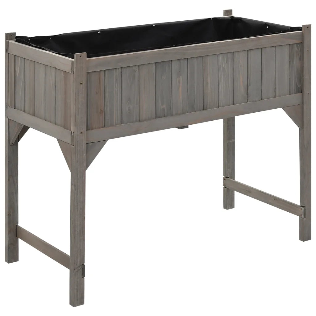 Aiuola Rialzata con Copertura Serra 110x54x120cm Abete Massello CFW6653005